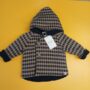 Giacca New Paz Quadri blu Beige